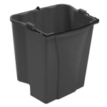 Rubbermaid Wavebrake 18 Quart Dirty Water Bucket, Gray